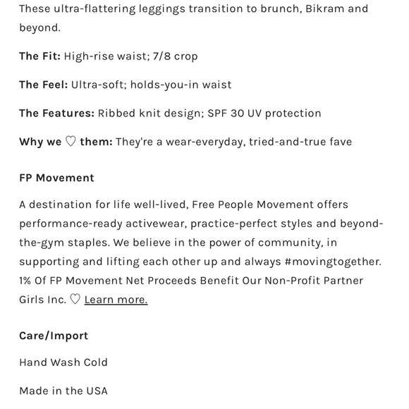 Free People Movement Good Karma Leggings Hot Pink - Picture 10 of 10